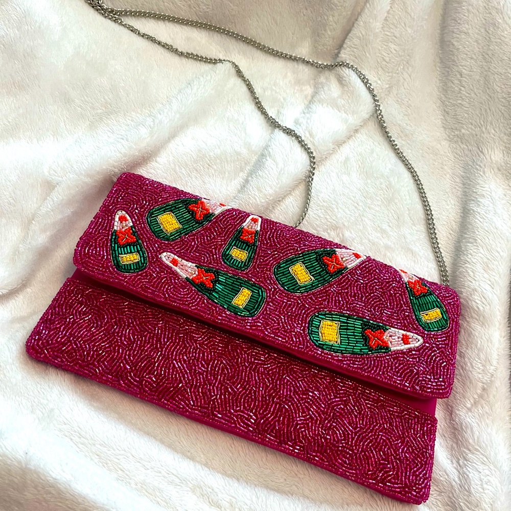 Champagne Clutch Brand New Excellent Condition